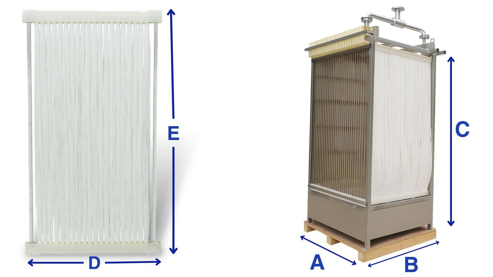 working principle membrane module m seris