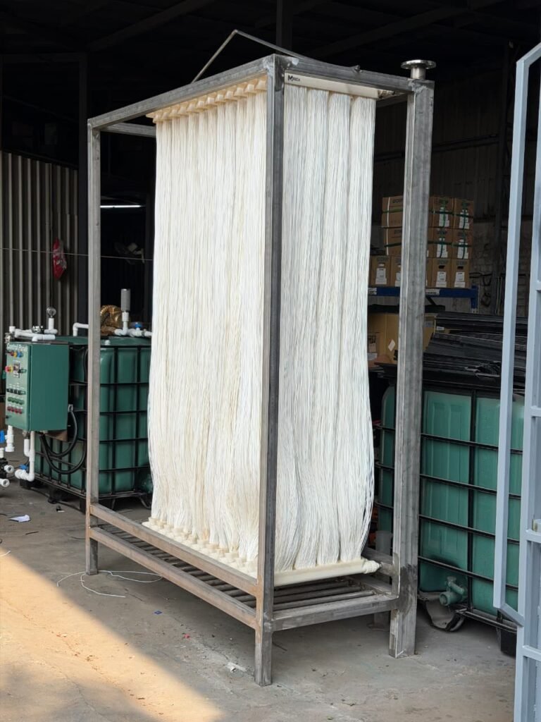 nmv 30 hollow fiber reinforced mbr membrane module for 170kl stp